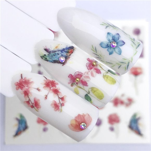 Other - 3/$15 Fingernail Art Nail Decals Waterslide Transfer Stickers